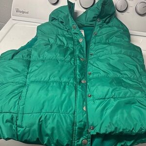 Green Puffer Vest